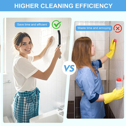 11Pcs Crevice Cleaning Brush Set, Hard Bristle Cleaning Supplies for Kitchen, Bathroom, Corner, Grout, Sink, Cup, Teapot, Bottle, Blender